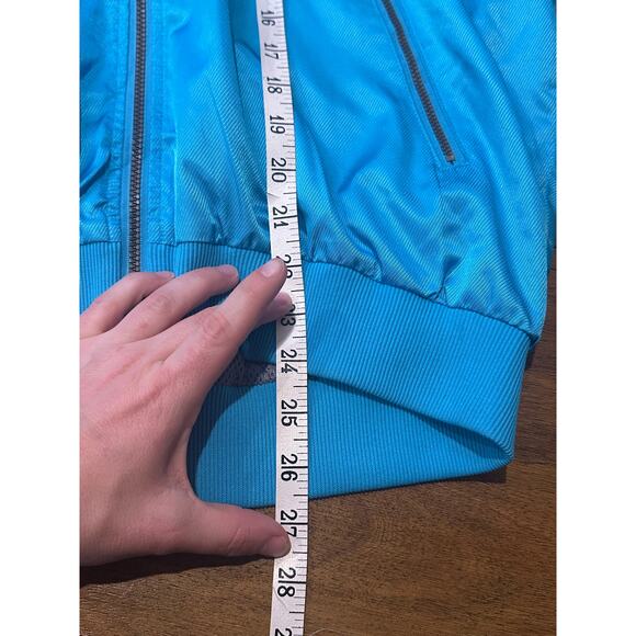 Kappa Tracktop with hidden Hoodie Blue Purple Jacket Vintage Full Zip RARE - Picture 12 of 16